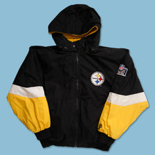 Vintage Pittsburgh Steelers Reversible Jacket Large - Double Double Vintage