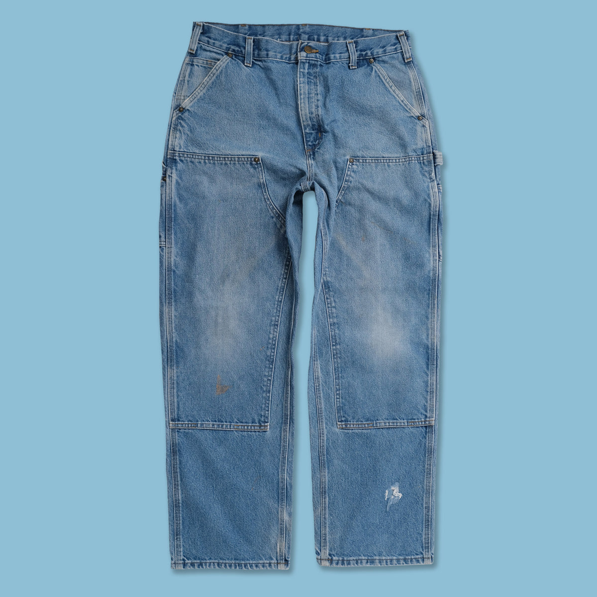 【CARHARTT】DOUBLE KNEE DENIM JEANS Vintage Carhartt Double Knee Denim Jeans B193 LVN Men's