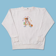 Vintage Basketball Sweater Medium