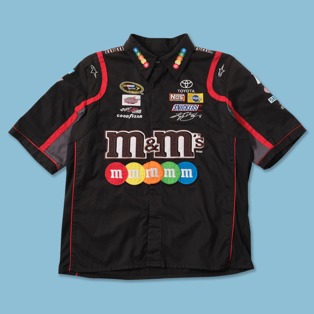 Vintage M&M's Racing Shirt Small | Double Double Vintage