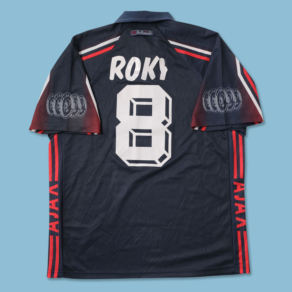 【極レア】90s'/UMBRO×AJAX/ユニフォーム/6-R.DE BOER ajax amsterdam jersey umbro vtg Shirt 90 s rare football
