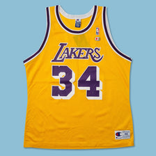 Vintage Champion Los Angeles Lakers Shaq Jersey XLarge