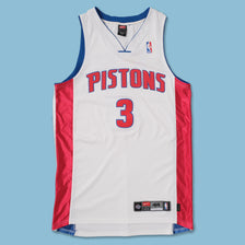 Vintage Nike Detroit Pistons Wallace Jersey Large