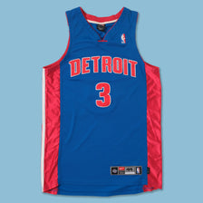 Vintage Nike Detroit Pistons Wallace Jersey Large