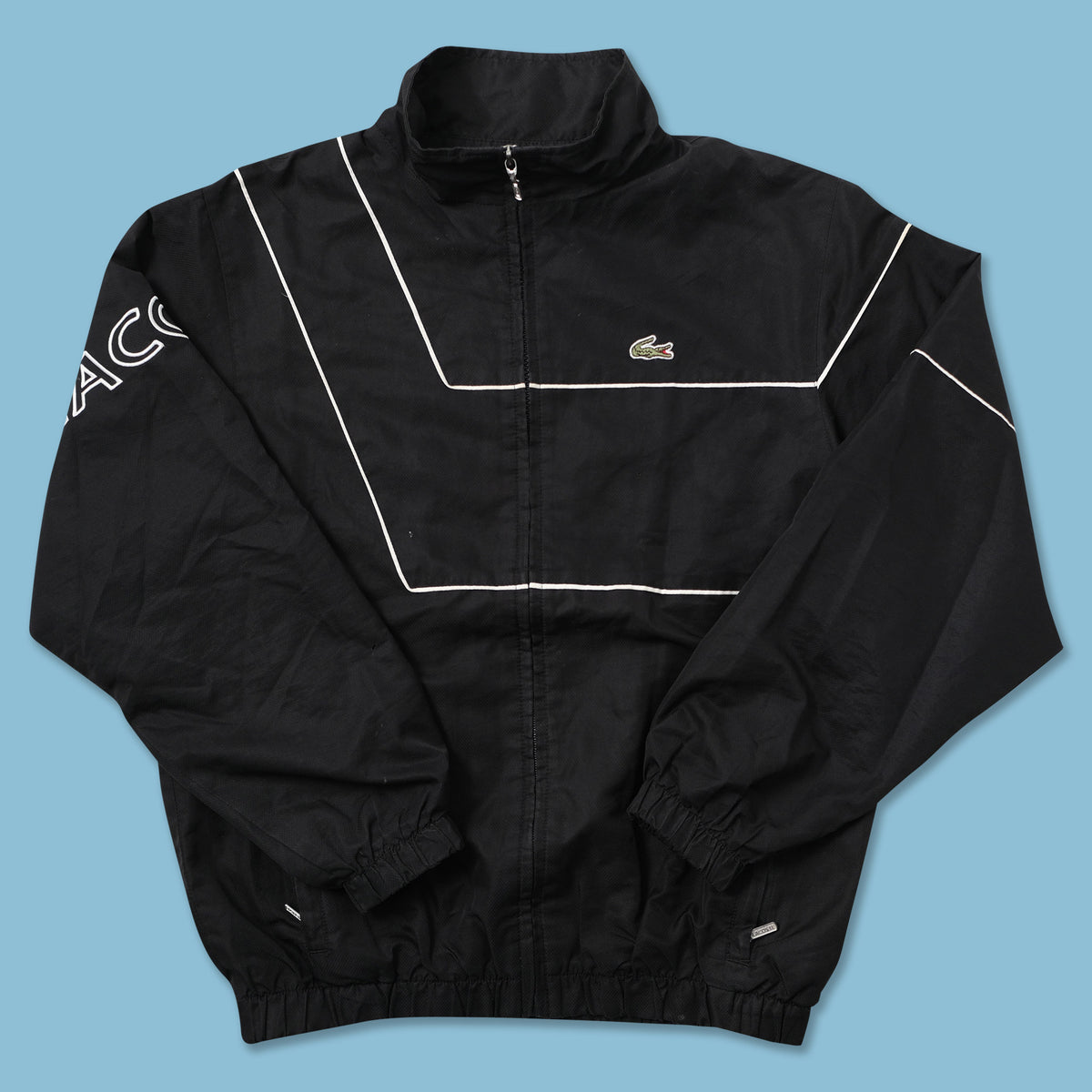 Vintage Lacoste Track Jacket Small | Double Double Vintage