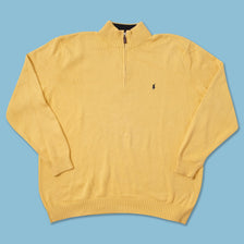 Vintage Polo Ralph Lauren Q-Zip Knit Sweater XXLarge