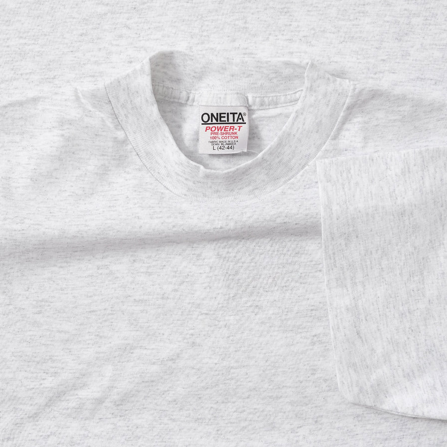 90s Oneita Power-T Blank T-Shirt Large