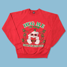 Vintage Minnesota Christmas Sweater Small