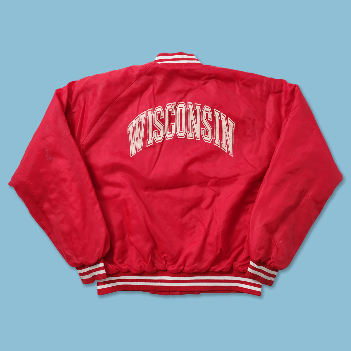 Wisconsin badgers letterman on sale jacket