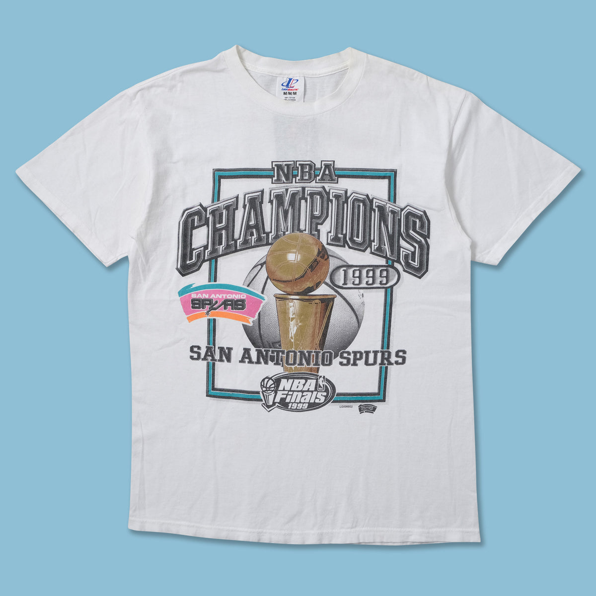 San Antonio Spurs 1999 Nba Champions Distressed Vintage T-Shirt by