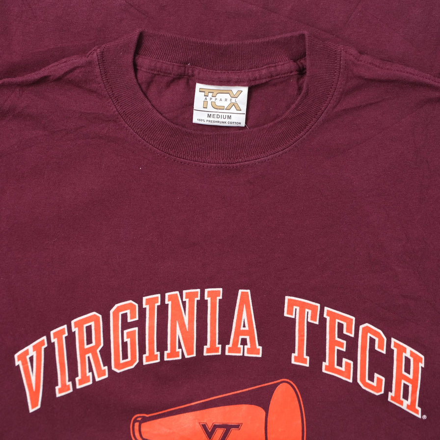 Vintage Virginia Tech Cheerleading T-Shirt Medium