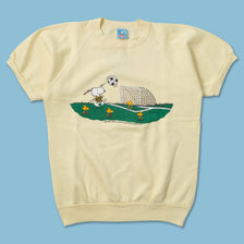Vintage Snoopy Short Sleeve Sweater Small