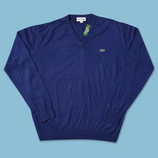 Lacoste V-Neck Sweater Large