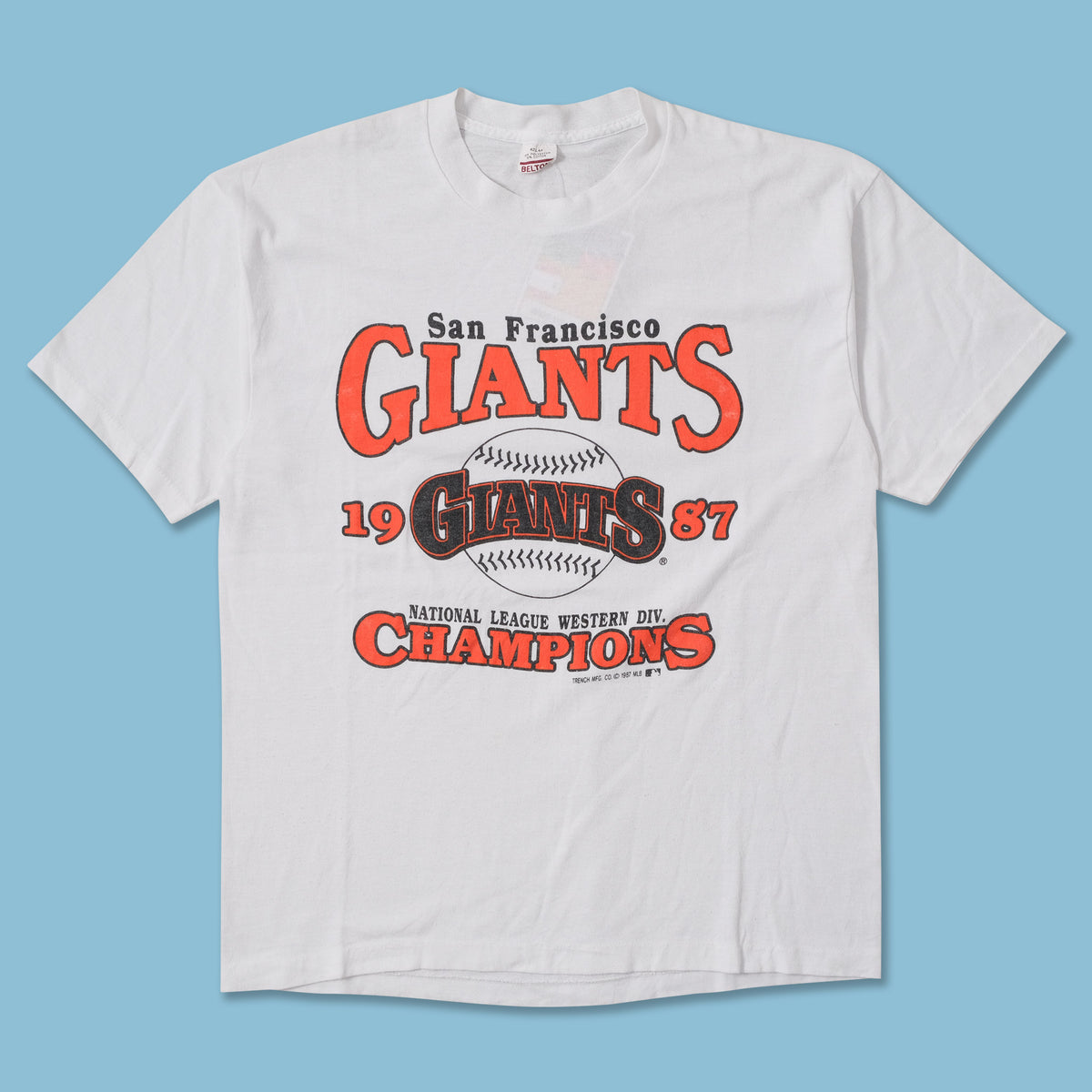1987 San Francisco Giants T-Shirt Small | Double Double Vintage