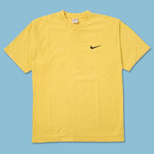 Vintage Nike V-Neck Mini Swoosh T-Shirt Small