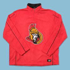 Vintage Ottawa Senators Q-Zip Fleece Medium