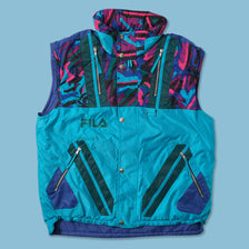 Vintage Fila Ski Vest Large