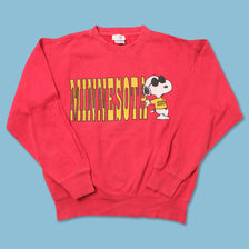Vintage Champion Snoopy Minnesota Sweater Medium