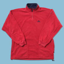 Vintage adidas Q-Zip Fleece Large