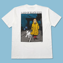 Vintage DS Tintin Land Of Black Gold T-Shirt Large