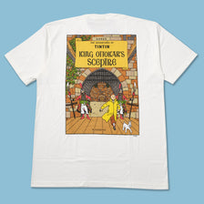 Vintage DS Tintin King Ottokar's Scepetre T-Shirt XLarge