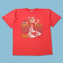 1993 Salem Kansas City Chiefs Montana T-Shirt XLarge