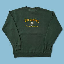 1997 Green Bay Packers Super Bowl Sweater Large