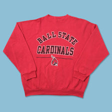 Vintage Ball State Cardinals Sweater XXLarge