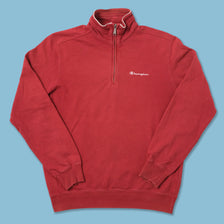 Vintage Champion Q-Zip Sweater Medium