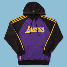 Vintage adidas Los Angeles Lakers Hoody Small