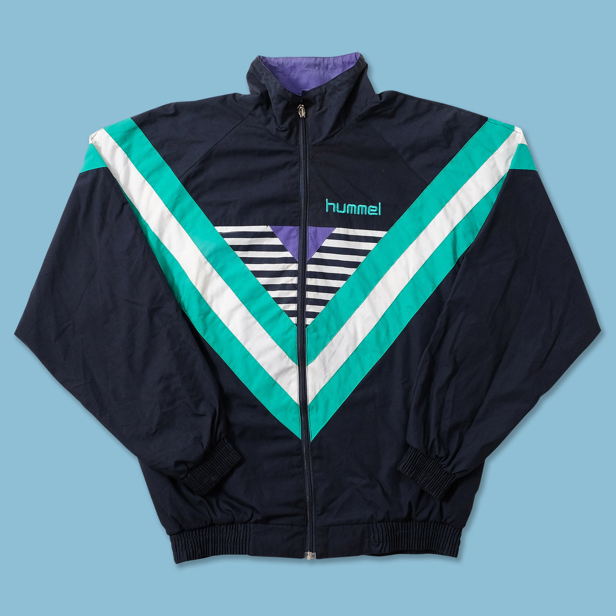 Vintage 90s Hummel Track Jacket Red | Men's Retro 2000s Y2K