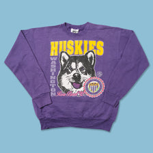 Vintage 1991 Washington Huskies Sweater Large