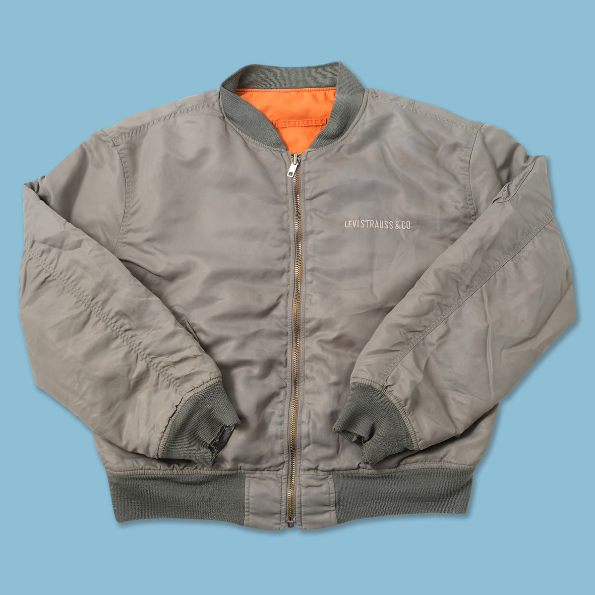 Vintage Levis Bomber Jacket XLarge Double