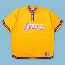 Vintage Champion Los Angeles Lakers Shooting Shirt XLarge