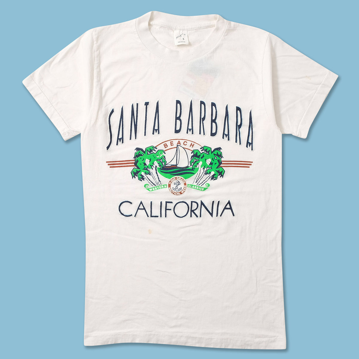 Women's Santa Barbara T-Shirt Small | Double Double Vintage