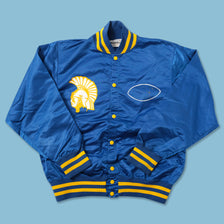 Vintage Satin College Jacket Large