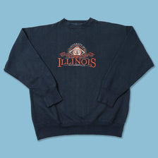 Vintage University of Illinois Sweater XLarge