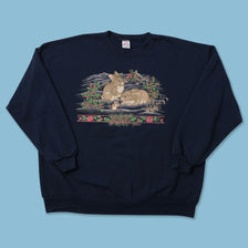 Vintage Bunny Sweater XLarge