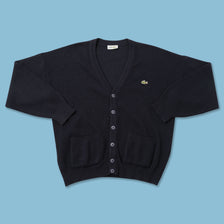 VIntage Lacoste Knit Cardigan Large