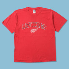 Vintage Red Wings T-Shirt Large