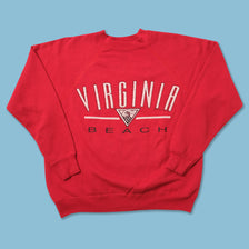 Vintage Virginia Beach Sweater Medium