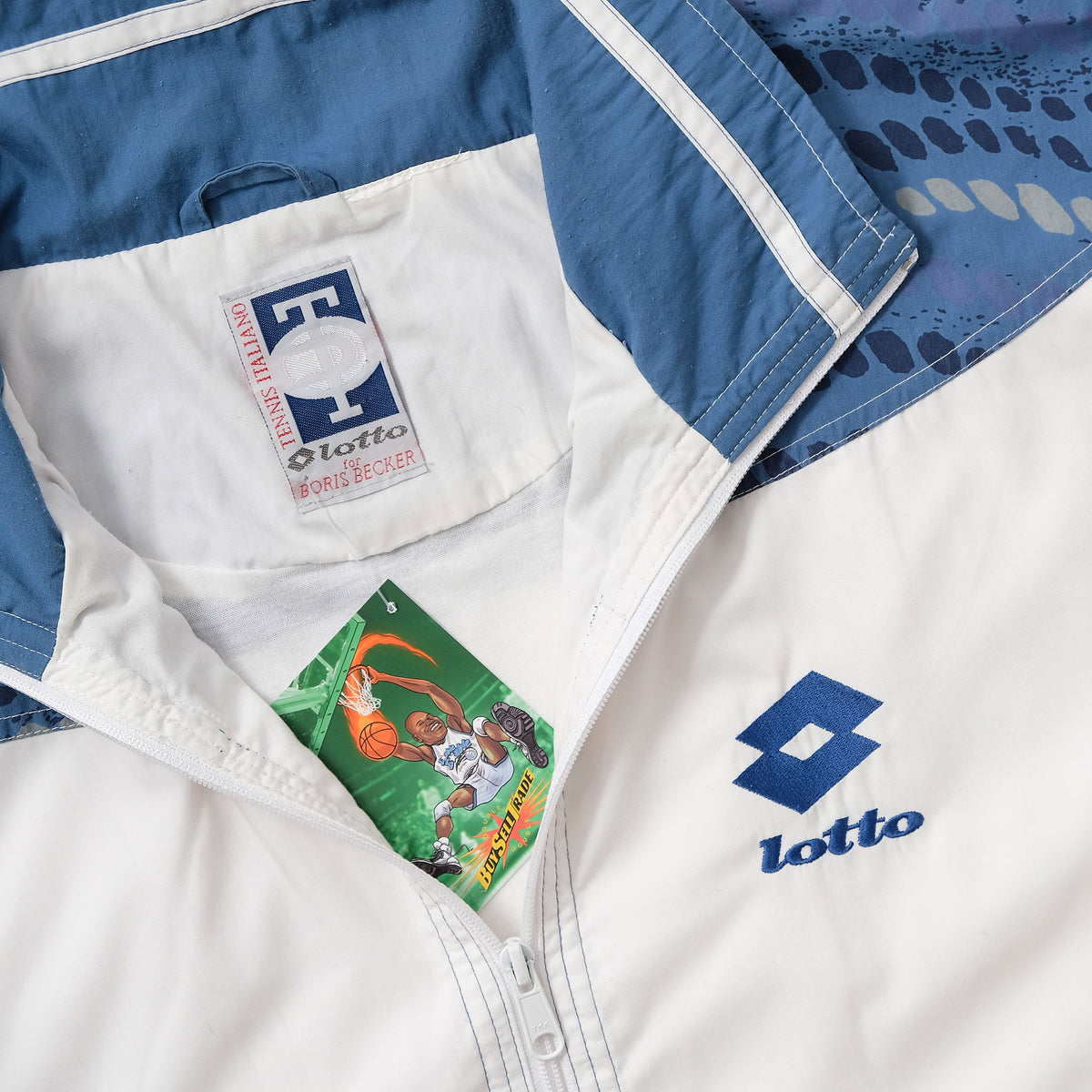 LOTTO FOR BORIS BECKER ロット　テニス　ジャケット Vintage Lotto for Boris Becker Track Jacket Tennis Sz. XL