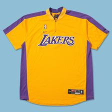 Vintage Los Angeles Lakers Shooting Shirt XLarge