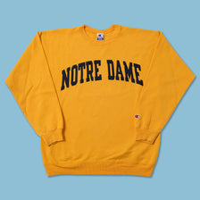 Vintage Champion Notre Dame Sweater Medium