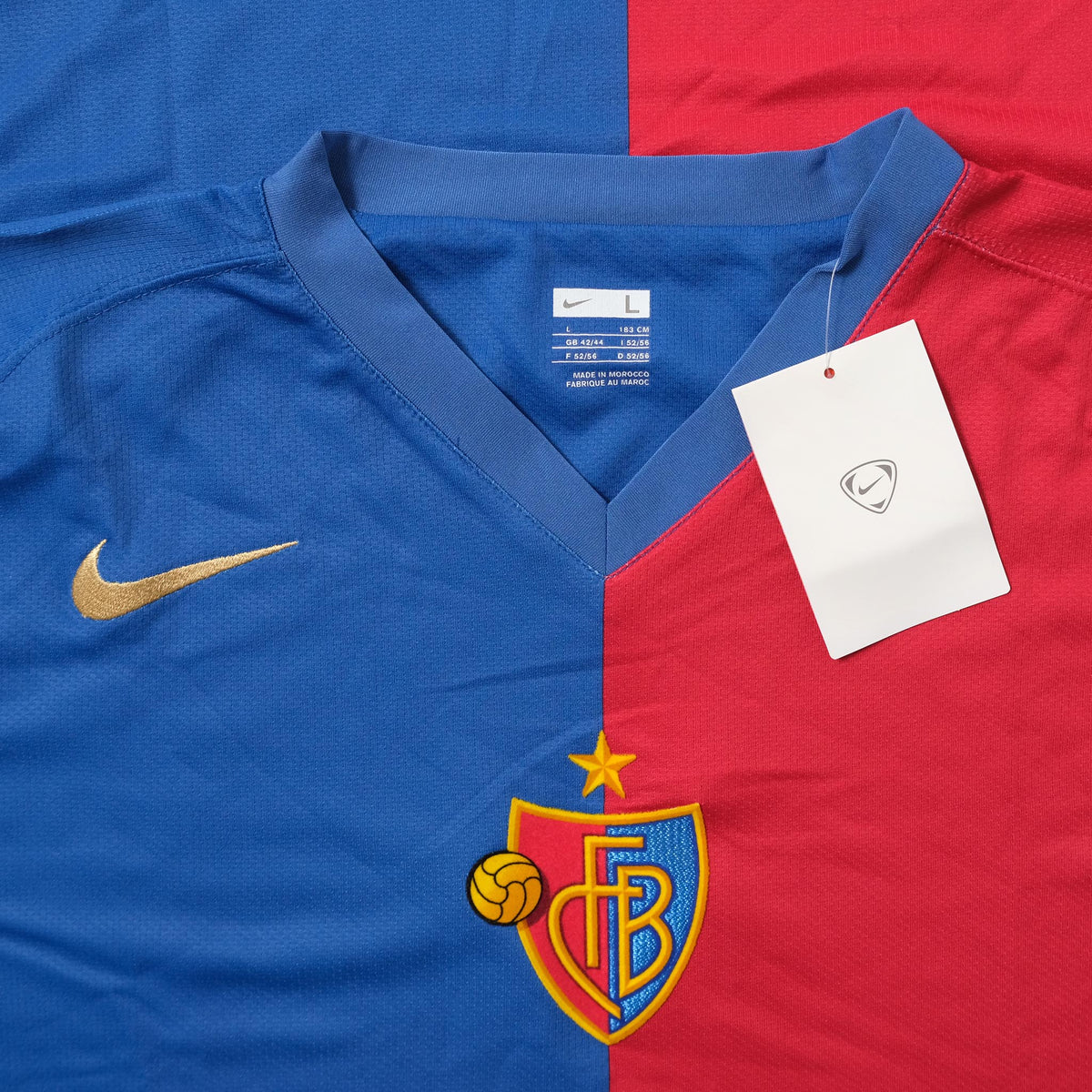 ポルトガル製　NIKE FC Basel 05-06 ユニフォーム　トータル90 ポルトガル製 NIKE FC Basel 05-06 ユニフォーム トータル90 M