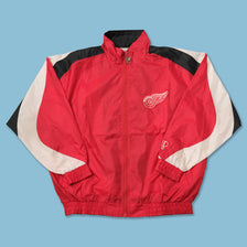 Vintage Detroit Red Wings Track Jacket Large