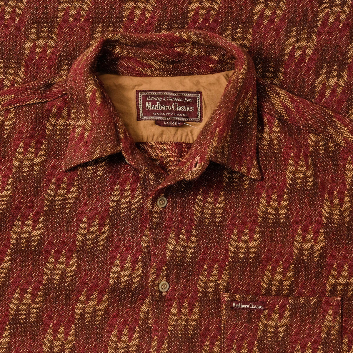 トップス 60s Marlboro 100% rayon shirt トップス 60s Marlboro 100% rayon shirt トップス 60s Marlboro