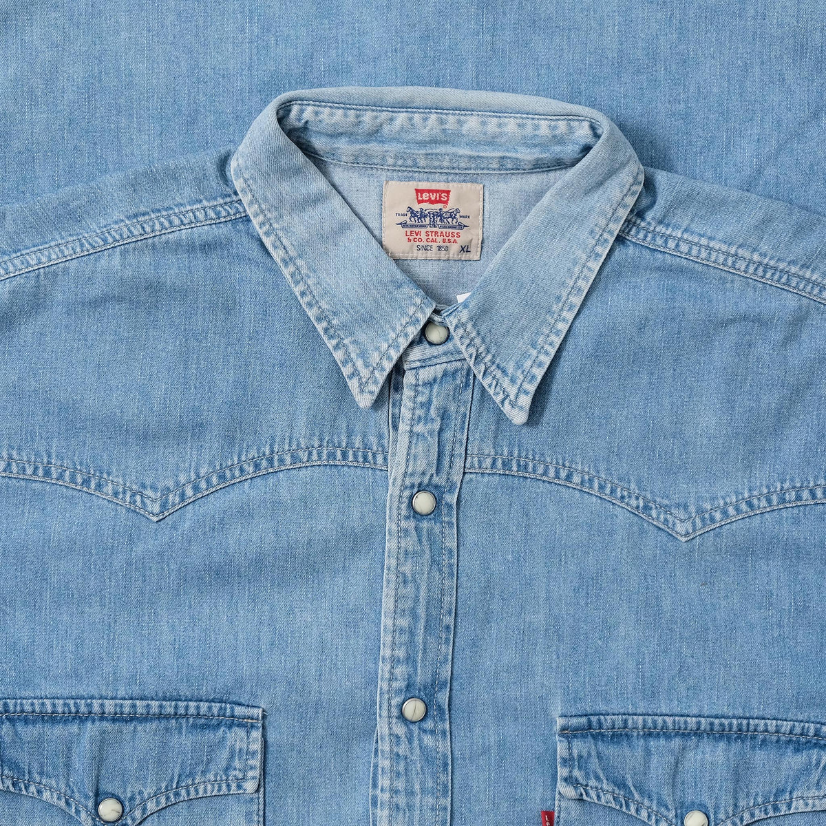 Vintage levi deals denim shirt