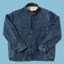 Vintage Padded Denim Jacket Large