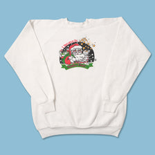 Vintage Santa Claus Sweater Large